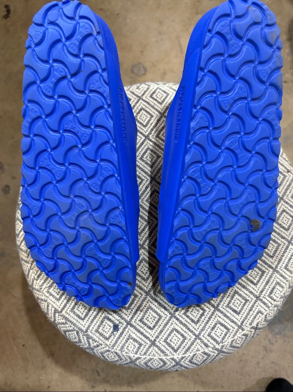 Birkenstock Arizona Essentials EVA Cobalt Blue Sandals Size 36 DISCONTINUED